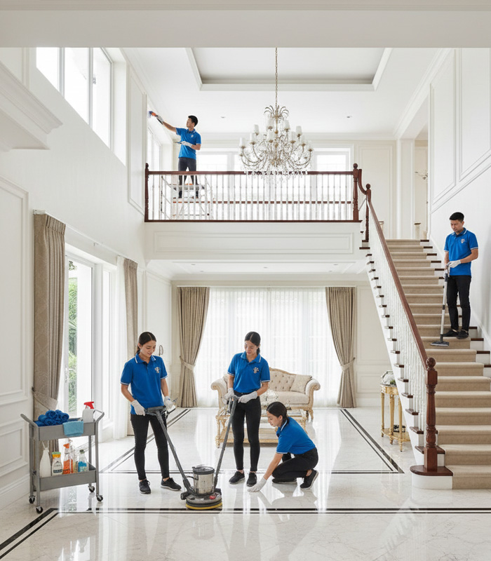landed house cleaning Singapore